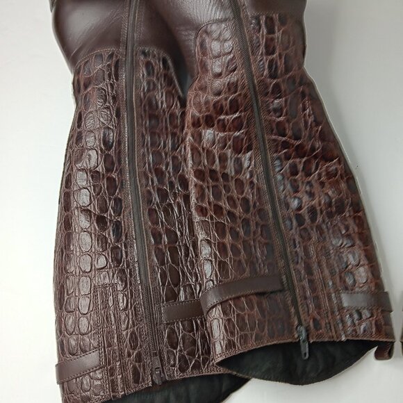 Clarks kneel length brown boots, fall boots - Picture 5 of 6